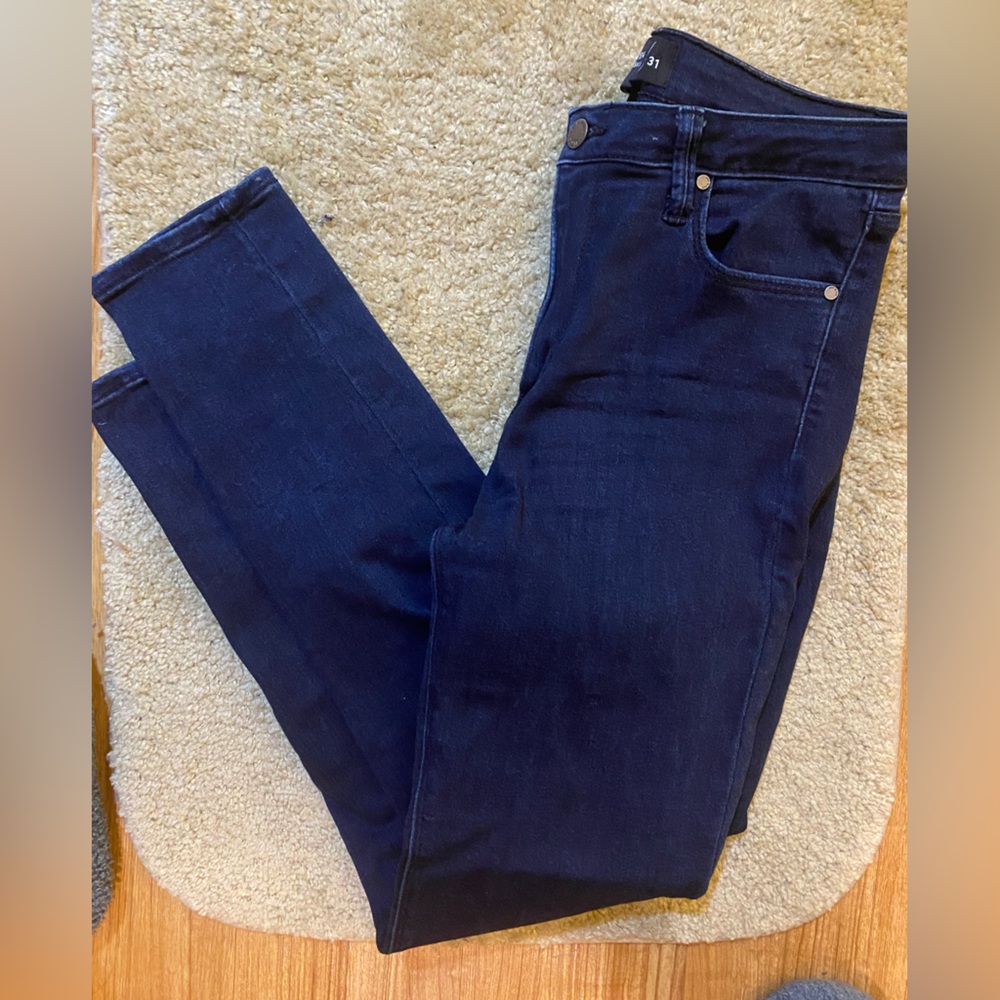 Women's Dark Blue Jeans sz 31 Just Black